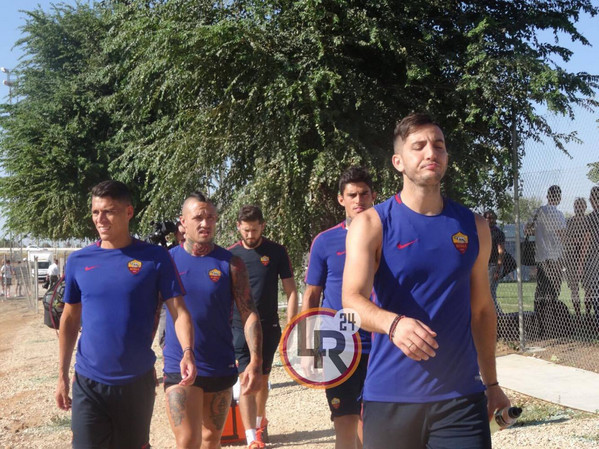 moreno-nainggolan-perotti-manolas-allenamento-spagna