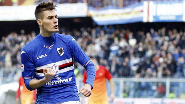 schick-pugno-esultanza-samp-vs-roma