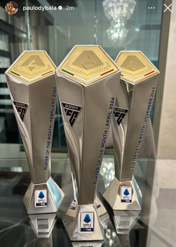instagram-dybala-trofei-miglior-giocatore-del-mese-serie-a