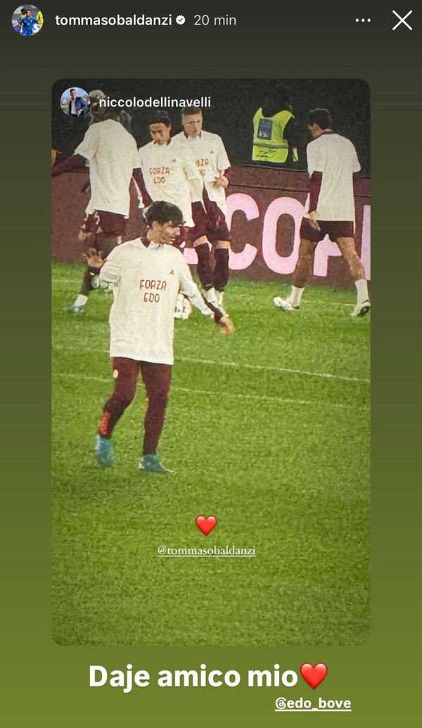 instagram-baldanzi-maglia-bove-roma-atalanta